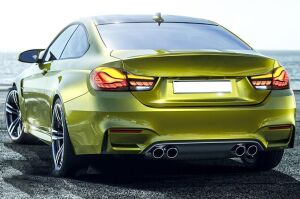 Bmw 4 Serisi F32 F33 F36 M4 F82 F83 (2014-2019) Uyumlu Yedek Parça Dinamik Sıralı Kayar Ledli Stop Füme