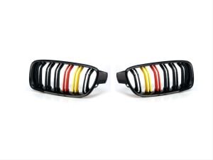 Bmw 4 Serisi 2013-2019 F32 İçin Uyumlu Yedek Parça M4 Görünüm Böbrek Çift Çizgi Panjur) Alman Renk