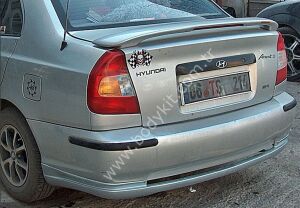Hyundai Accent Uyumlu Yedek Parça Milenyum Işıklı Spoiler