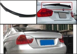 Bmw 3 Serisi E90 2005-2014 Uyumlu Yedek Parça M4 Spoiler Parlak Siyah