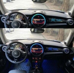 Mini Cooper Uyumlu Yedek Parça Torpido Göğüslük Ambiyans Aydınlatma Set 12 Renk