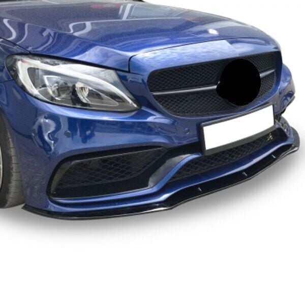 Mercedes W205 Uyumlu Yedek Parça Coupe Ön lip (Fiber)