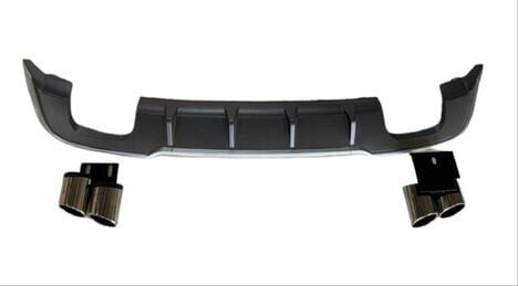 Audi A3 S3 2017+  Uyumlu Yedek Parça HB Difüzör Egzoz Seti