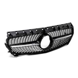 Mercedes W117 2016-2018 Uyumlu Yedek Parça CLA Diamond Panjur Siyah