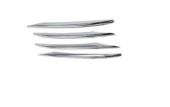 Mercedes W205 2019+ Uyumlu Sis Kaşları 4 Parça (Sis Bıçakları) (Krom)