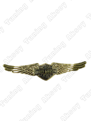 Harley Davidson Bagaj Logosu Altın Sarısı