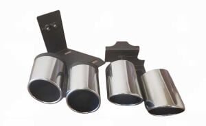 Audi A4 S4 2009-2011  Uyumlu Yedek Parça Difüzör Ve Egzoz Seti