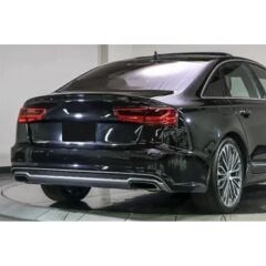 Audi A6 W12 Arka Tampon Difüzör Plastik 2012-2016 Sonrası