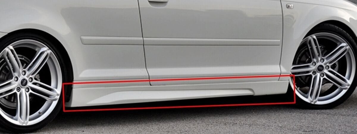 Audi A3 Uyumlu Yedek Parça Tek Kapı Marşpiyel