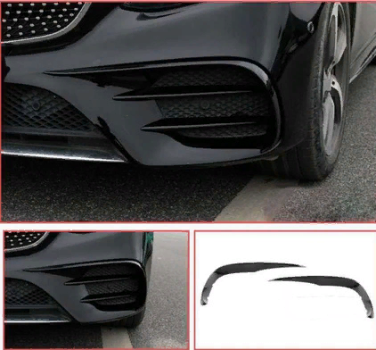 Mercedes W213 2016-2019 E & C238 Coupe Uyumlu E63 Ön Tampon Bıçakları
