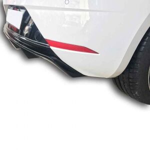 Seat Leon MK3.5 Uyumlu Yedek Parça Çift Çıkış Difüzör PlastikBoyasız