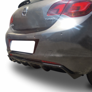 Opel Astra J Hb 2009 - 12 Uyumlu Yedek Parça Rieger Makyajsız Difüzör Plastik Boyasız