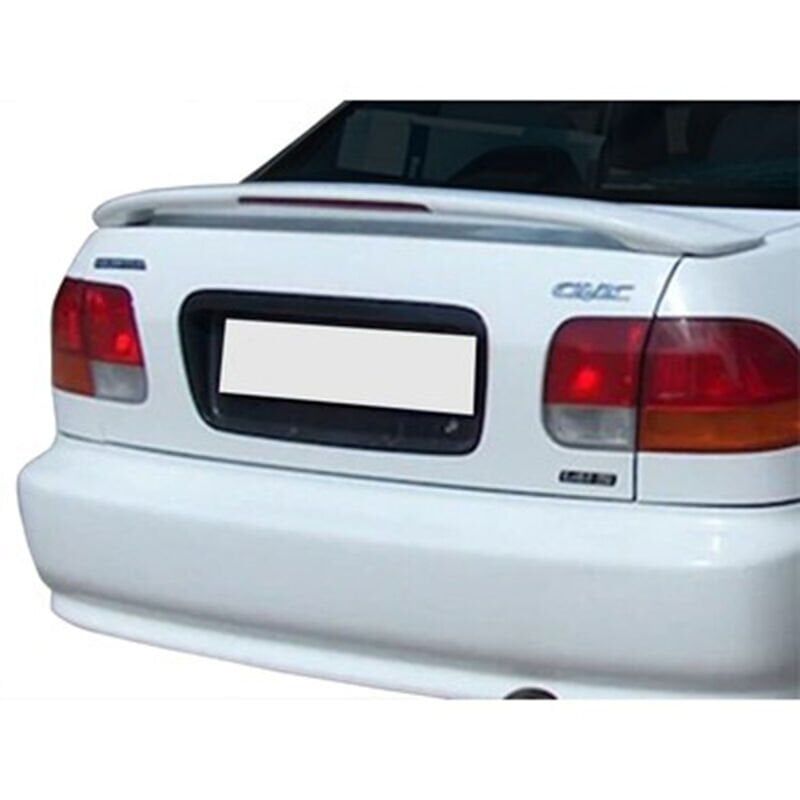 Honda Civic Sedan Uyumlu Yedek Parça 96-01 Işıklı Spoiler Boyasız Fiber