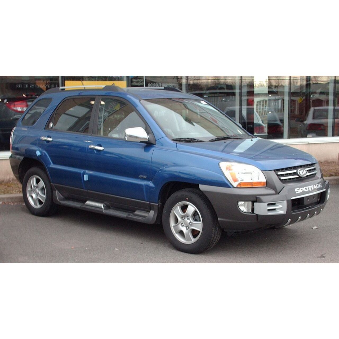 Kia Sportage 2006-2009 Füme Oem Yan Basamak Koruma