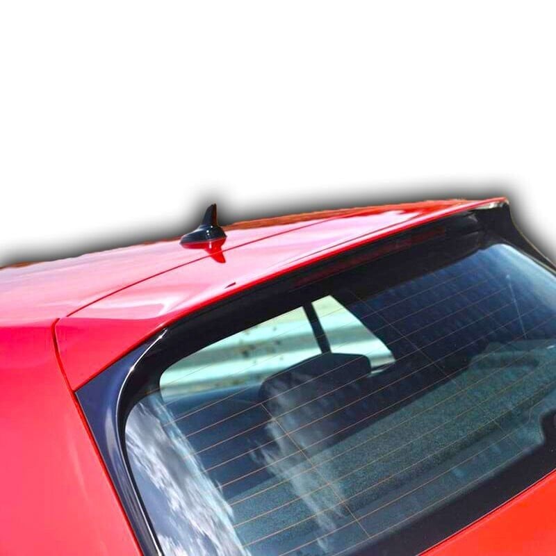 Volkswagen Golf 7 2012-2019 Uyumlu Yedek Parça 4 Parça GTI-R Spoiler(Plastik)