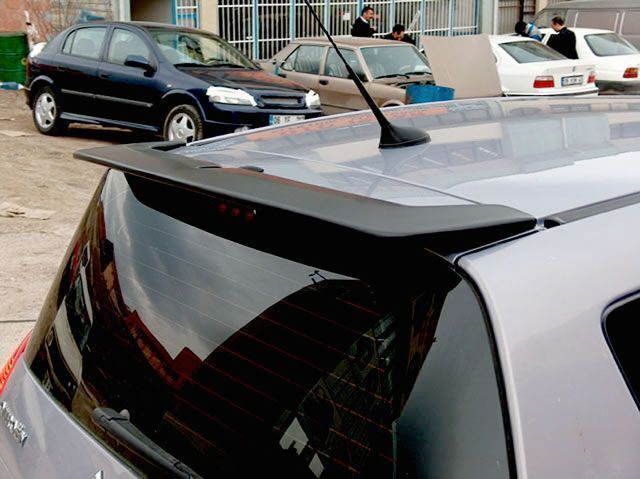 Citroen C2 Uyumlu Yedek Parça  Spoiler Boyasız Fiber