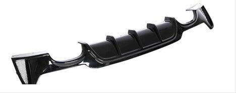 Bmw F32-F36 2014-2019 Uyumlu Yedek Parça M Difüzör Sağ Sol Çift Çıkış Piano Black