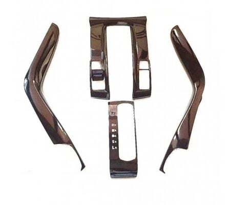 Honda Civic Fc5 2016-2020 Vites Konsol Kaplama Full Set - Piano Black