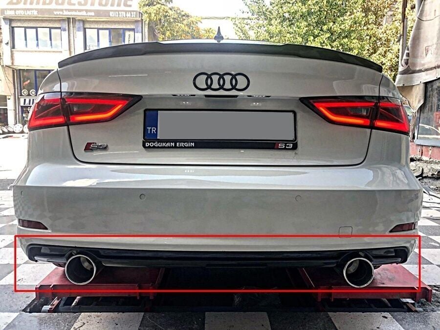 Audi A3 Uyumlu Yedek Parça Sedan Difüzör