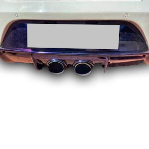 Seat Leon MK2 Uyumlu Yedek Parça Cupra Ortadan Çift Çıkışlı Difüzör (Plastik)