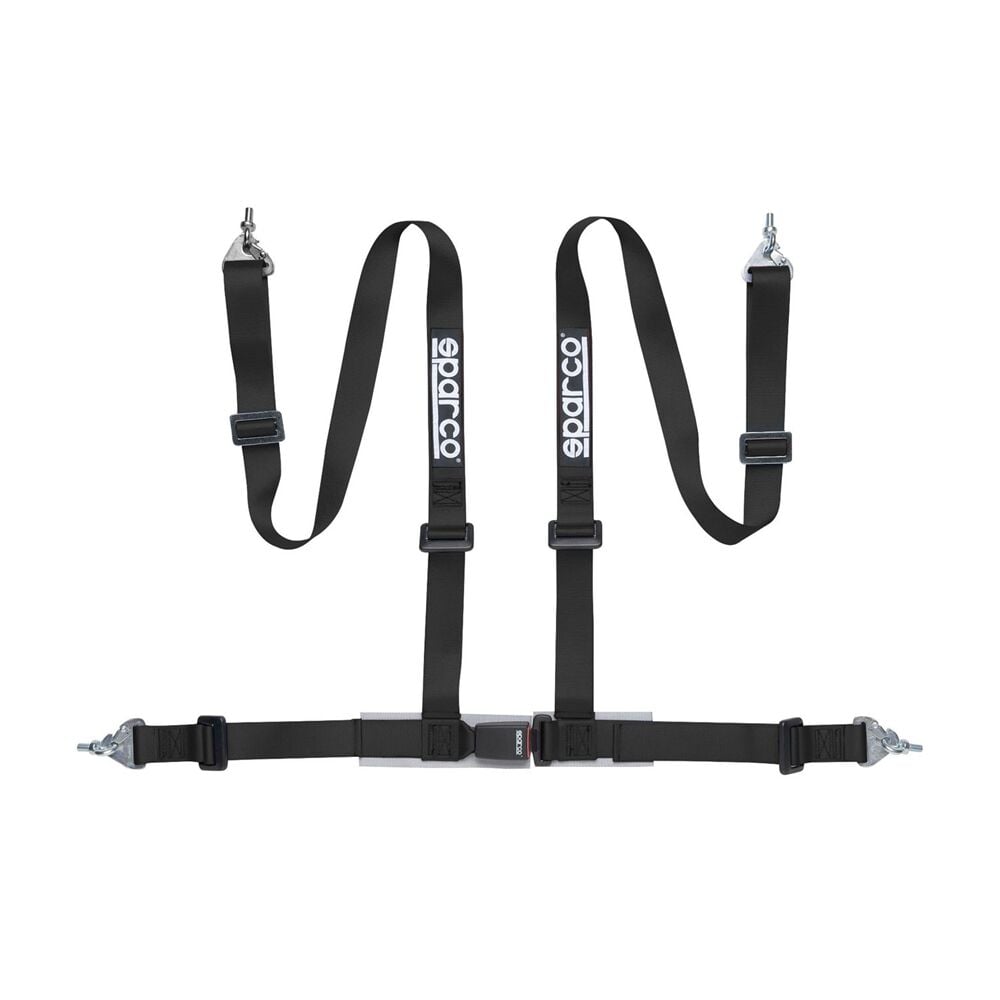 Sparco 4 Nokta Emniyet Kemeri Siyah