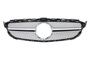 Mercedes C-Class Uyumlu Yedek Parça W205 İçin Uyumlu 2014-2018 C63 Dizayn Gri Panjur