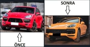 Cayenne Uyumlu 2011-2014 İçin Uyumlu İçin Full Facelift 2018+ Turbo (Farlar Dahil)