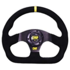 OMP Spor Direksiyon Düz Siyah Sarı