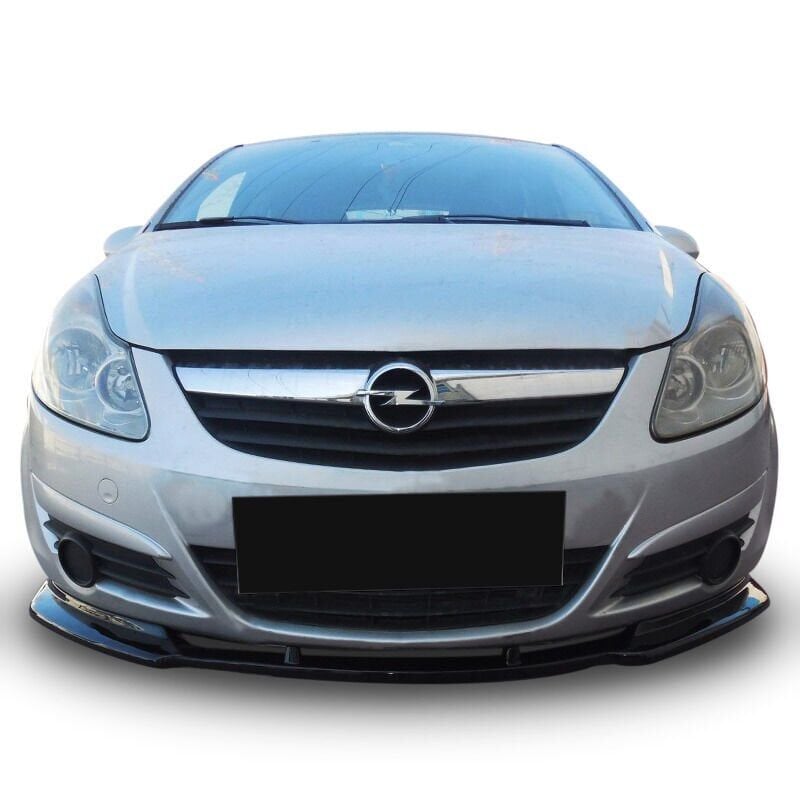 Opel Corsa D 2011 - 13 Custom Uyumlu Yedek Parça Ön Lip Plastik Boyasız