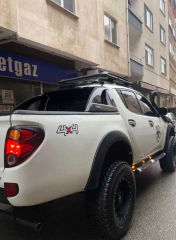 Mitsubishi L200 2008-2014 Stop Çerçeve Kaplama Siyah