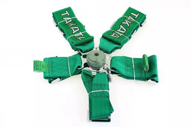 Takata 5 Noktalı Emniyet Kemeri Yeşil