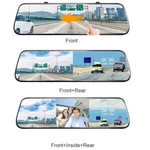 3 Kameralı Kayıt Yapan Dvr Dikiz Aynası