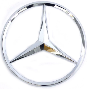 Mercedes W204 Uyumlu Yedek Parça Yıldız Bagaj Logosu Krom