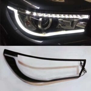 Toyota Hilux Revo 2016-2020 Uyumlu Yedek Parça Kayar Sinyalli Gündüz Ledli Ön Far Çerçevesi