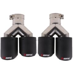 Akrapovic Sağ Sol Çift Çıkış Karbon Egzoz Ucu Rpl 60x90mm