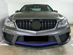 Mercedes W204 2007-2014 Uyumlu Yedek Parça Panjur GTR Siyah