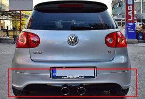 Volkswagen Golf 5 Uyumlu Yedek Parça Arka Tampon Eki Boyasız