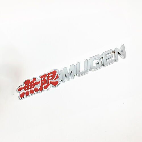 Mugen Kırmızı Krom Çamurluk ve Bagaj Logosu
