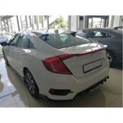 Honda Civic Fc5 2016-2021 Typer Model Cam Üstü Spoiler (Boyasız)