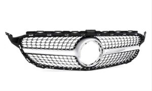 Mercedes W205 2019+ Uyumlu Yedek Parça Diamond Panjur Gri