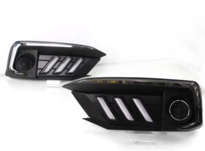 Honda Civic Uyumlu Yedek Parça FC5 2019+ İçin Uyumlu Makyajlı Kasa 3 Çizgi Ön Sis Ledi Hareketsiz