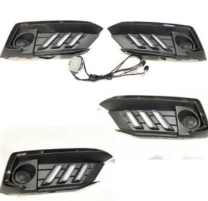 Honda Civic Uyumlu Yedek Parça FC5 2019+ İçin Uyumlu Makyajlı Kasa 3 Çizgi Ön Sis Ledi Hareketsiz