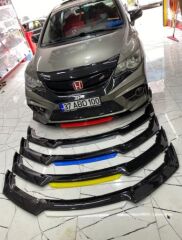 Üniversal 4 Parça Flaplı Ön Lip Piano Black ABS / (FC5 - SARI)