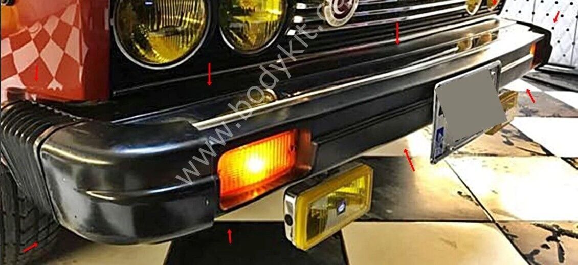 Fiat 131 Mirafiori Uyumlu Yedek Parça Körüklü Ön Tampon