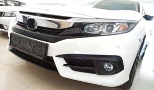 Honda Civic FC5 Uyumlu Yedek Parça 2016-2020 İçin Uyumlu Ön Sisi Orta Çita Piano Black