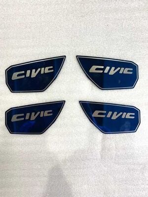 Honda Civic Fc5 2016-2020 İç Kapı Kolu Kaplama Mavi