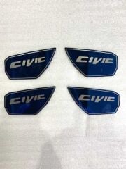 Honda Civic Fc5 2016-2020 İç Kapı Kolu Kaplama Mavi