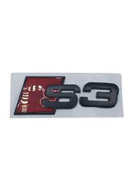 S3 Metal Bagaj Logosu Kırmızı-Siyah