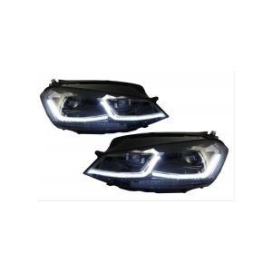 VW Golf 7 Uyumlu Yedek Parça 7,5 Dizayn Far Krom