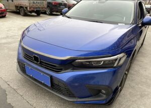 Honda Civic FE1 Uyumlu Yedek Parça 2022 İçin Uyumlu Panjur Üst Trim - Piano Black